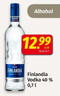 Finlandia Vodka 40% 0,7 l