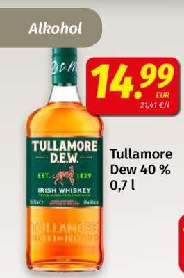 Tullamore Dew 40% 0,7 l