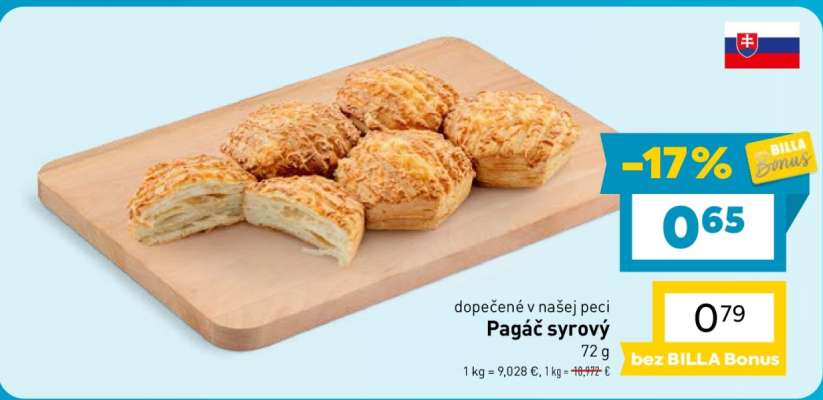 Pagáč syrový
