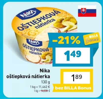 Nika oštiepková nátierka