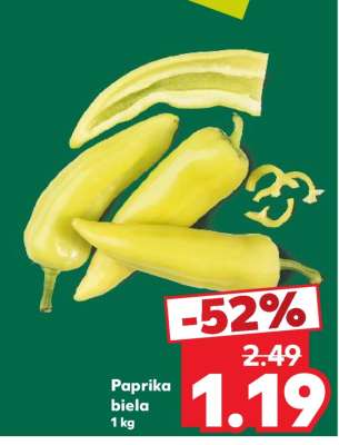 Paprika biela 1 kg