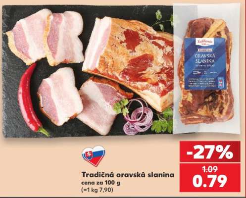 Tradičná oravská slanina