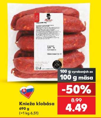 Knieža klobása