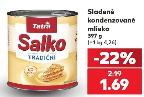 Sladené kondenzované mlieko