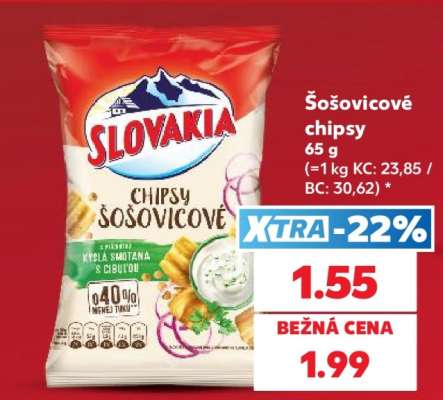 Šošovicové chipsy