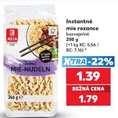 Instantné mie rezance