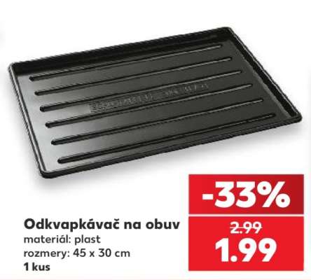 Odkvapkávač na obuv