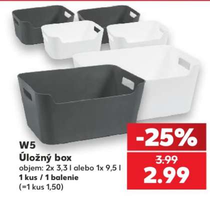 W5 Úložný box