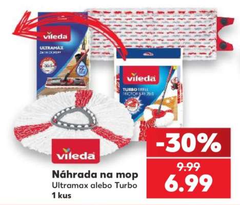 Náhrada na mop Ultramax alebo Turbo
