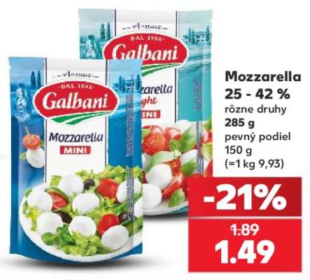 Galbani mozzarella mini
