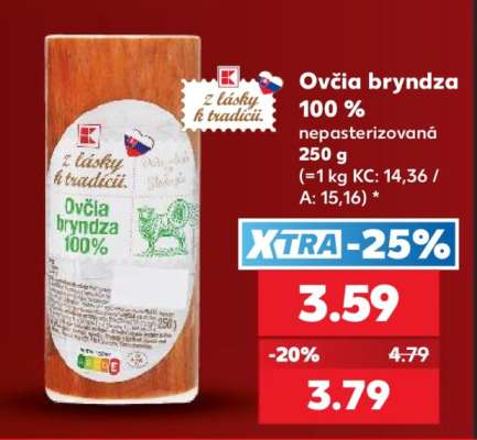 Ovčia bryndza 100 %