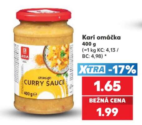 Karí omáčka 400 g