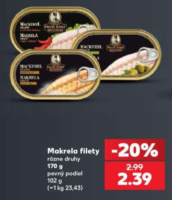 Makrela filety