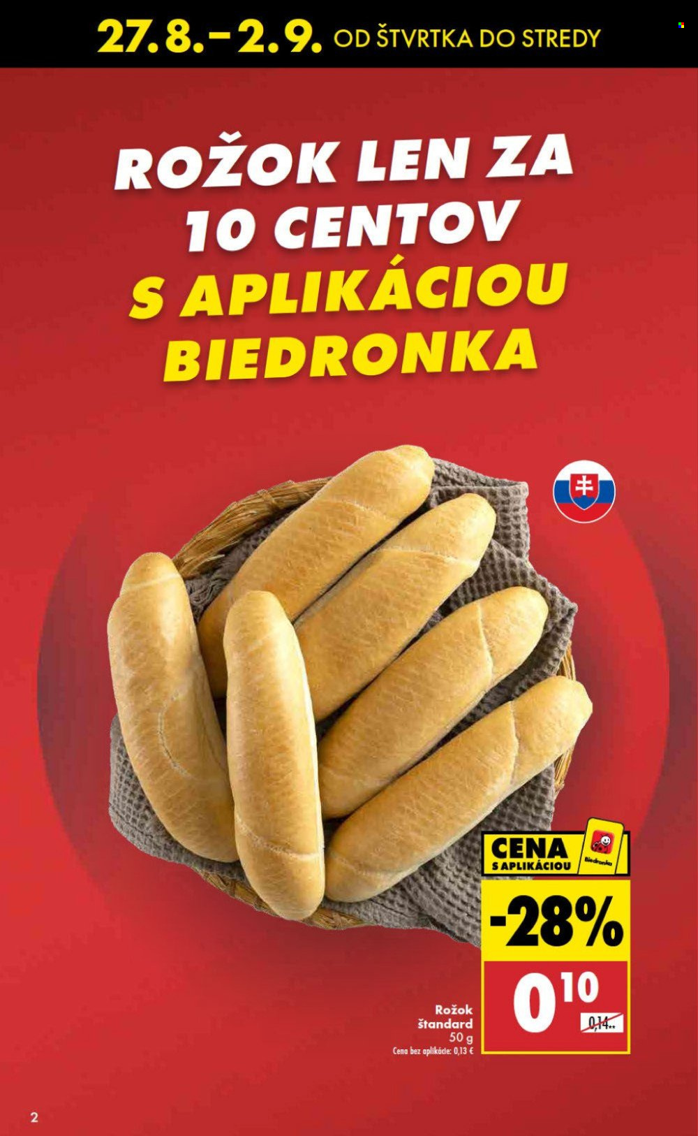 Leták Biedronka - 27.8.2026 - 2.9.2026. Strana 2