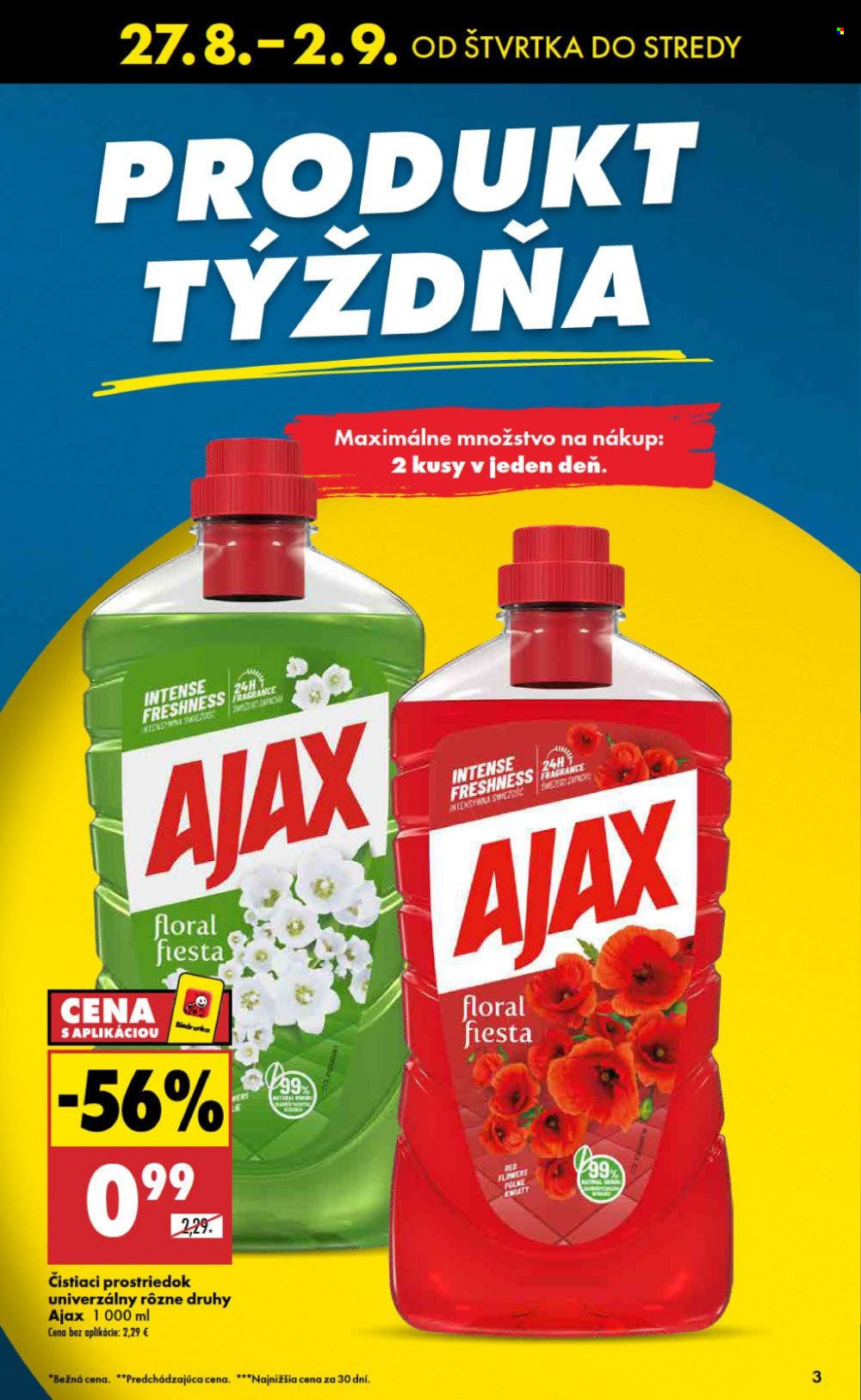 Leták Biedronka - 27.8.2026 - 2.9.2026. Strana 3