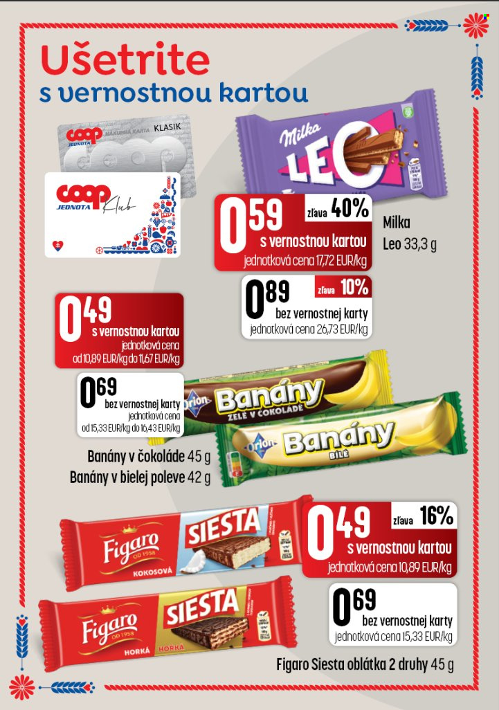 Leták COOP Jednota - 26.8.2026 - 2.9.2026. Strana 33