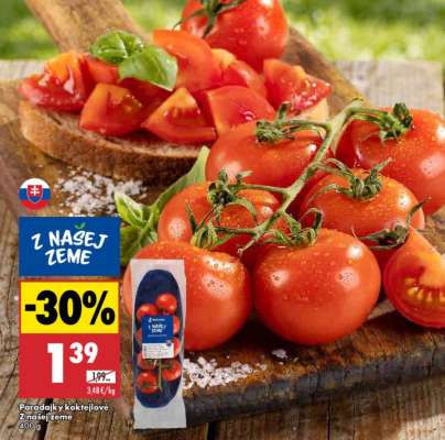 Paradajky koktejlové Z našej zeme