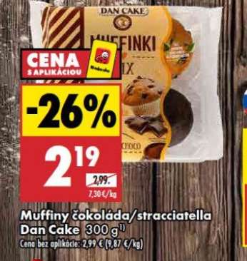 Muffiny čokoláda/stracciatella Dan Cake 300 g