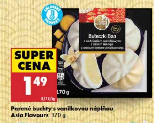 Parené buchty s vanilkovou náplňou Asia Flavours