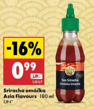 Sriracha omáčka Asia Flavours 180 ml