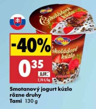 Smotanový jogurt kúzlo rôzne druhy