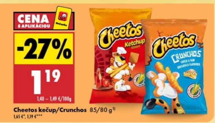Cheetos kečup/Crunchos