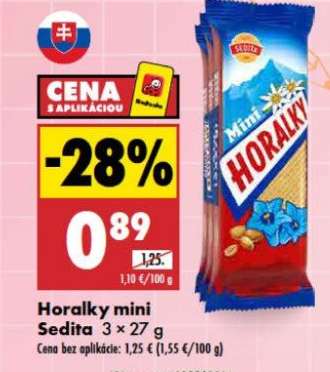 Horalky mini Sedita 3 x 27 g