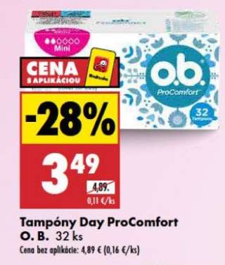 Tampony Day ProComfort O.B. 32 ks