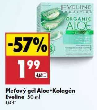 Pleťový gél Aloe+Kolagén Eveline 50 ml