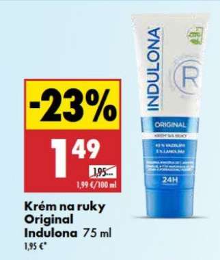 Krém na ruky Original Indulona 75 ml