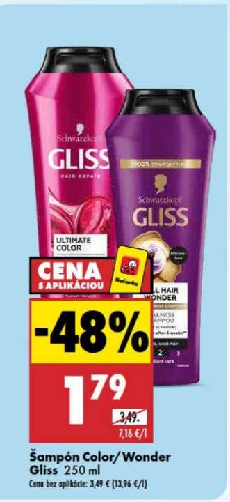 Šampón Color/Wonder Gliss 250 ml