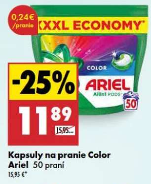 Kapsuly na pranie Color Ariel 50 praní