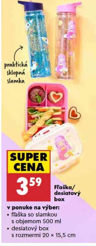 Fľaška/desiatový box