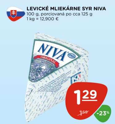 LEVICKÉ MLIEKÁRNE SYR NIVA