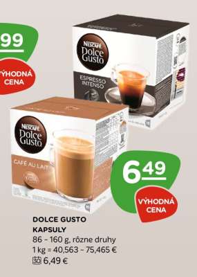 Dolce Gusto kapsuly