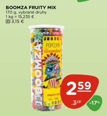 BOOMZA FRUITY MIX