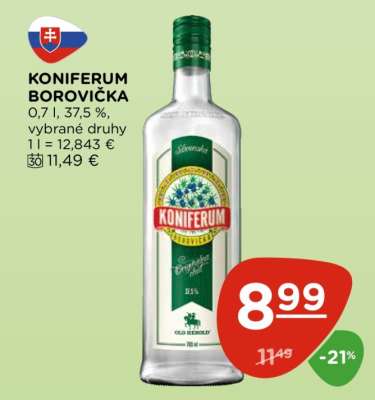 KONIFERUM BOROVIČKA