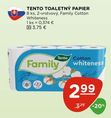 TENTO TOALETNÝ PAPIER