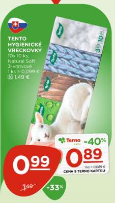 Tento hygienické vreckovky