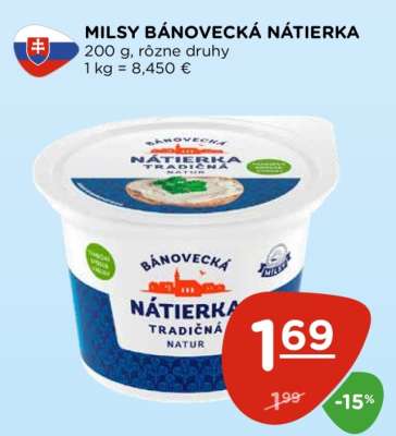 MILSY BÁNOVECKÁ NÁTIERKA