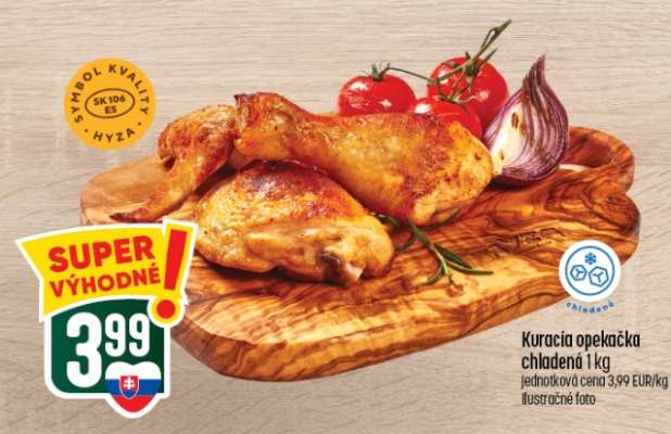 Kuracia opekačka chladená 1 kg
