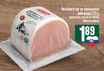 Pečeňový syr so slaninovým pokryvom 220 g