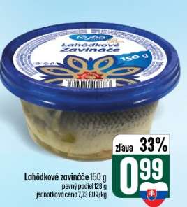 Lahôdkové zavináče 150 g