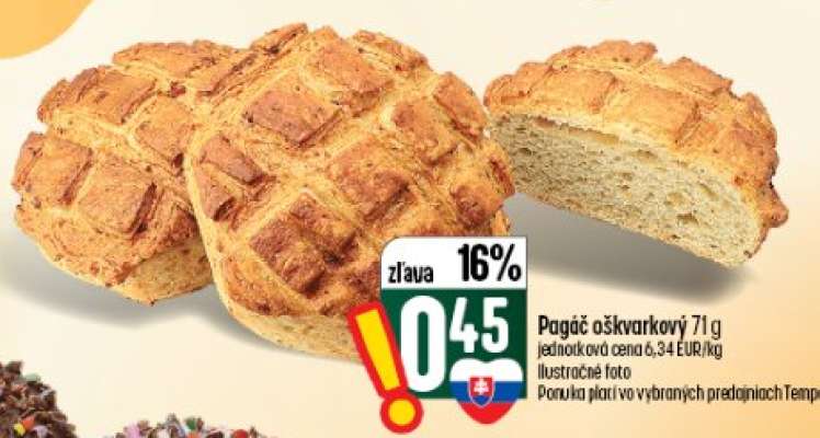 Pagáč oškvarkový 71 g