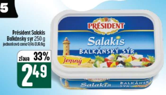 President Salakis Balkánsky syr 250 g