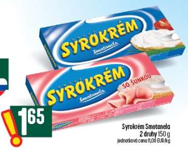 Syrokrém Smotanela
