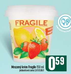 Mrazený krém Fragile