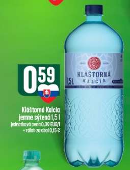 Kláštorná Kalcia jemne sýtená