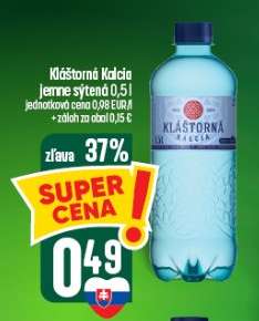 Kláštorná Kalcia jemne sýtená 0,5l