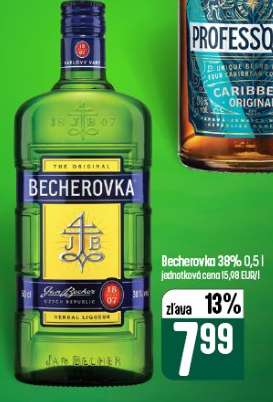 Becherovka 38% 0,5 l